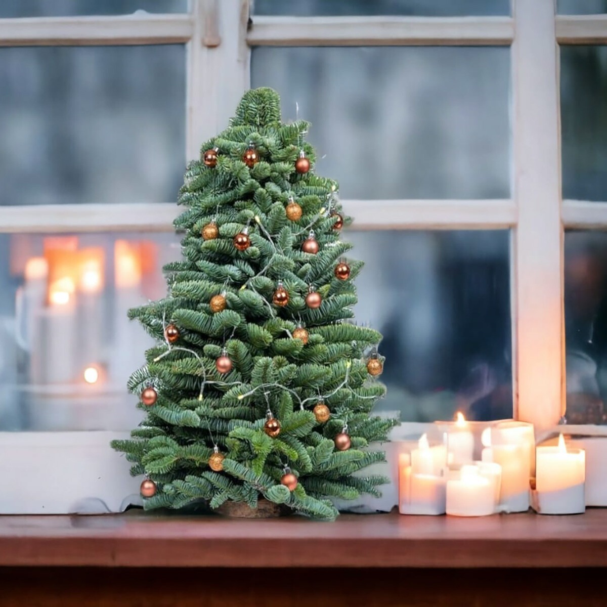 Kerstboom 50cm compleet versierd