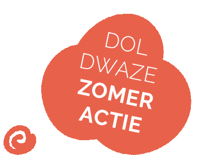 Doldwaze Zomeractie label