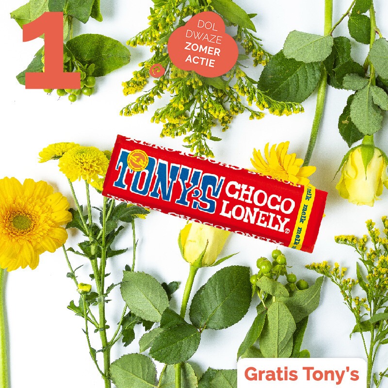 Gratis Tony Chocolonely reepje