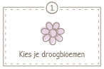 Droogbloemen Stap 1