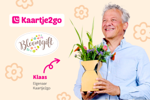 Kaartje2go neemt BloomGift over: bloemen en kaarten samen onder één dak