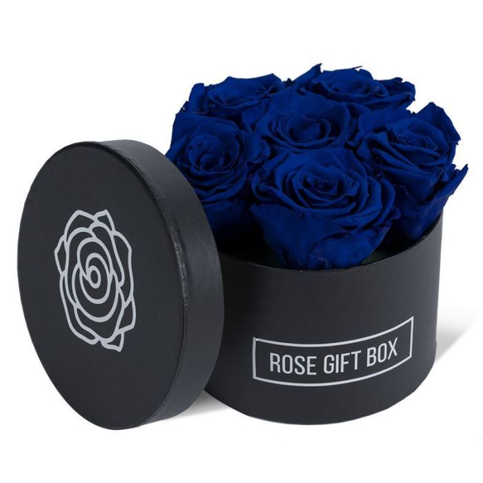 Herhaal Comorama Aja Luxe langhoudbare donkerblauwe rozen bestellen en bezorgen als Cadeau?