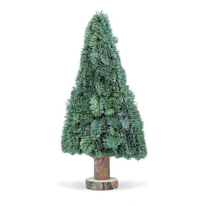 majoor Republiek Snel Plat Kerstboompje (60cm) met echte takken | Kerstcadeau 2021 | Bloomgift