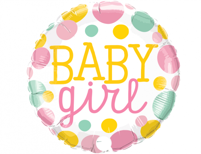 Antipoison boom binair Geboorte ballon meisje online bestellen en versturen