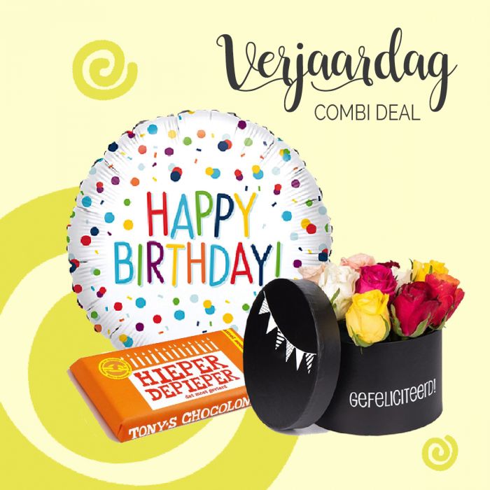 Verjaardag cadeau? | een Combi Deal Bloomgift.nl