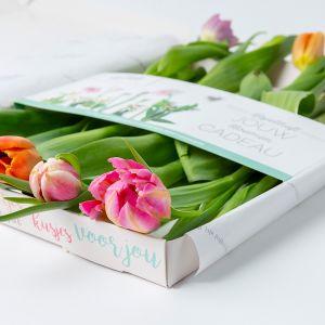 Gemengde brievenbus Tulpen