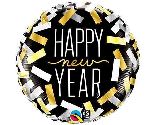 Happy new year on sale balloons