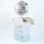 Beterschap folieballon Get Well Soon gevuld met helium