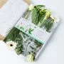 Brievenbusbloemen Winterfeest - Witte kerstbloemen door de brievenbus