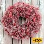 Kerstkrans Rood Fruit Mix gewaxt