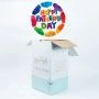 Vaderdag ballon Happy Father's Day uit verpakking