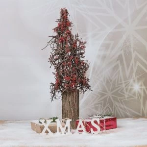 Kerstboom Bonsai Mos Rood (60cm)