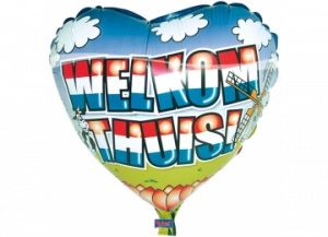 Ballon Welkom Thuis (Ø35cm)