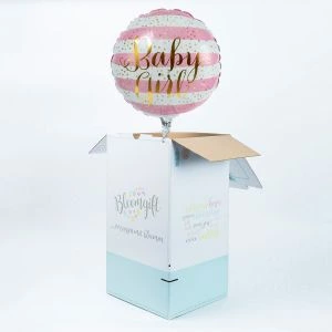 Ballon baby Girl gevuld met helium