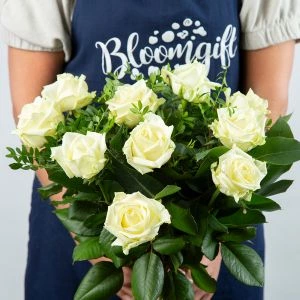 Boeket Witte Rozen