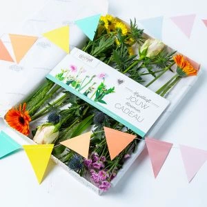 Verjaardag brievenbusbloemen cadeau