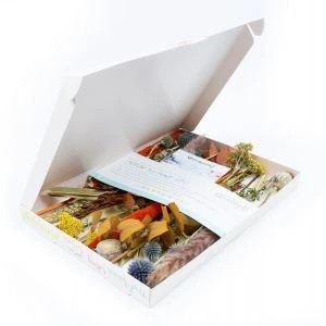 Herfst droogbloemen in brievenbusverpakking