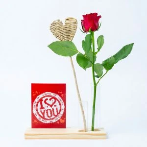 Valentijn kaarthouder Love (vooraanzicht)