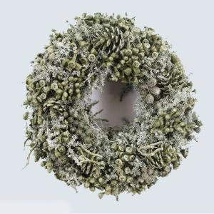 Krans Antique Wax Olijf