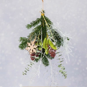 Mistletoe kersstukje | kerst brievenbus cadeau BloomGift
