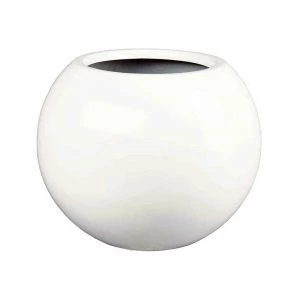 Pot Darwin Shiny White Ø35,5 x H28 cm