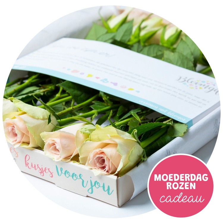 Moederdag rozen cadeau