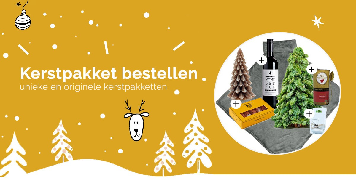 Origineel Kerstpakket bestellen? BloomGift.nl