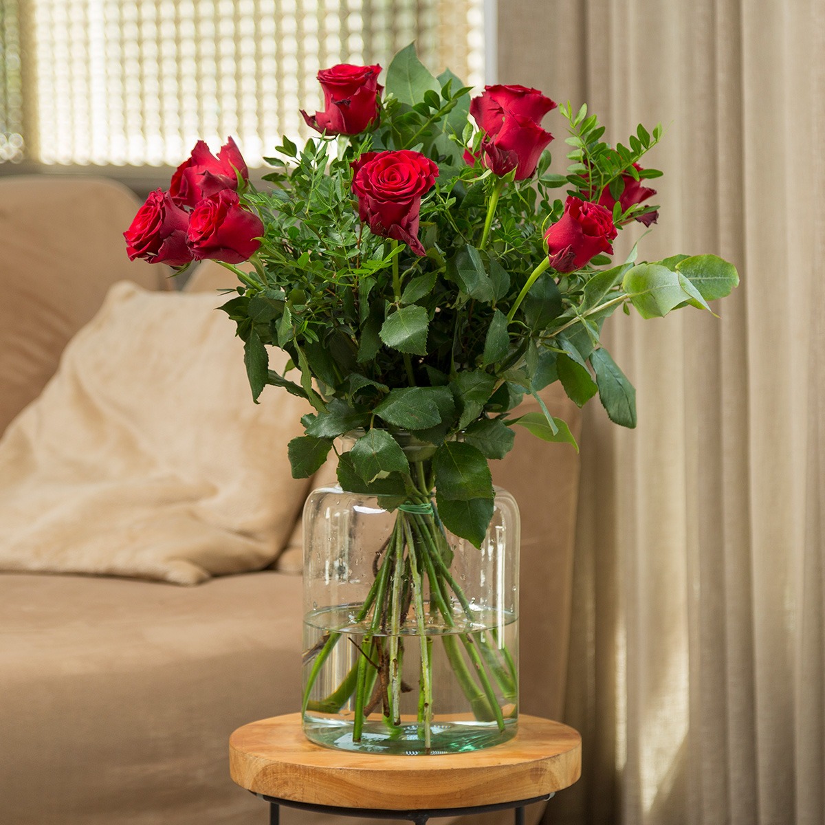 Boeket rode rozen